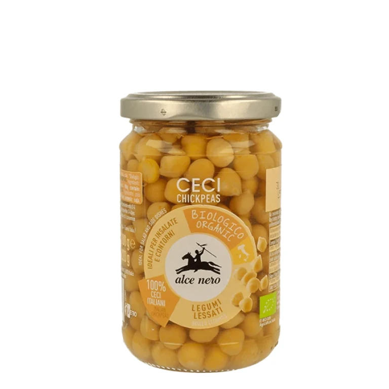 Organic Boiled Chickpeas Alce Nero 300g