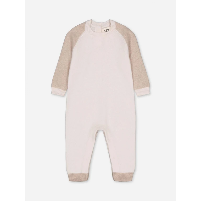 Cashmere Jumpsuit (BTBJ3COLORBLOCKIVORY)