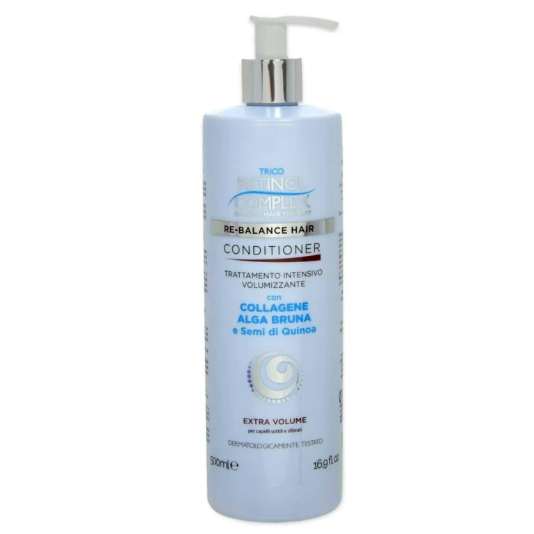 Retinol complex Volumizing conditioner with collagen, brown algae and quinoa 500 ml
