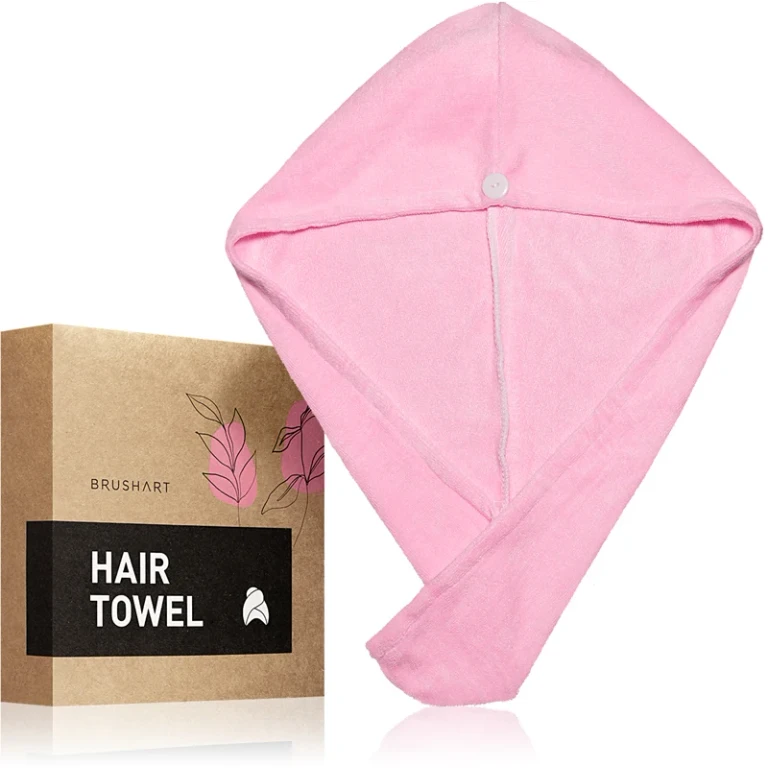 Home Salon Pink Hair Towel