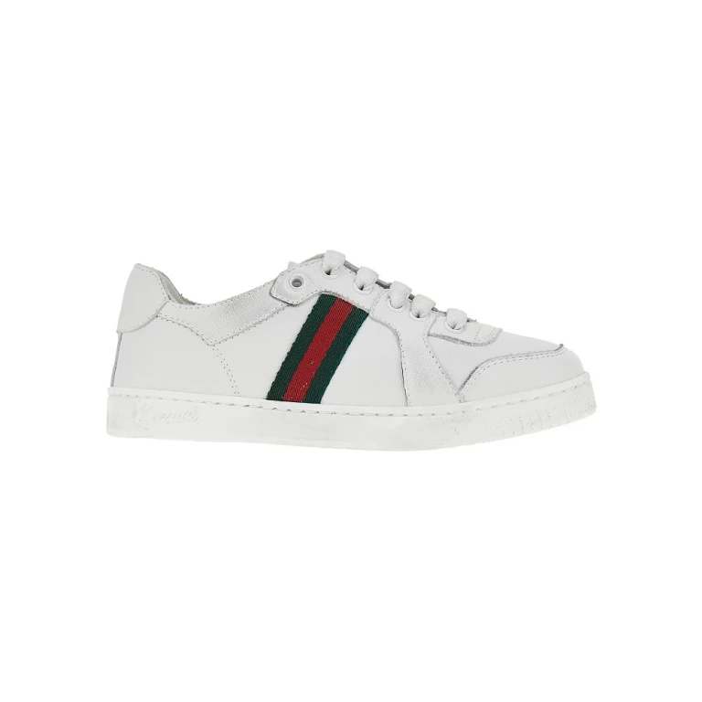 'Stretch' leather sneakers Kids 27