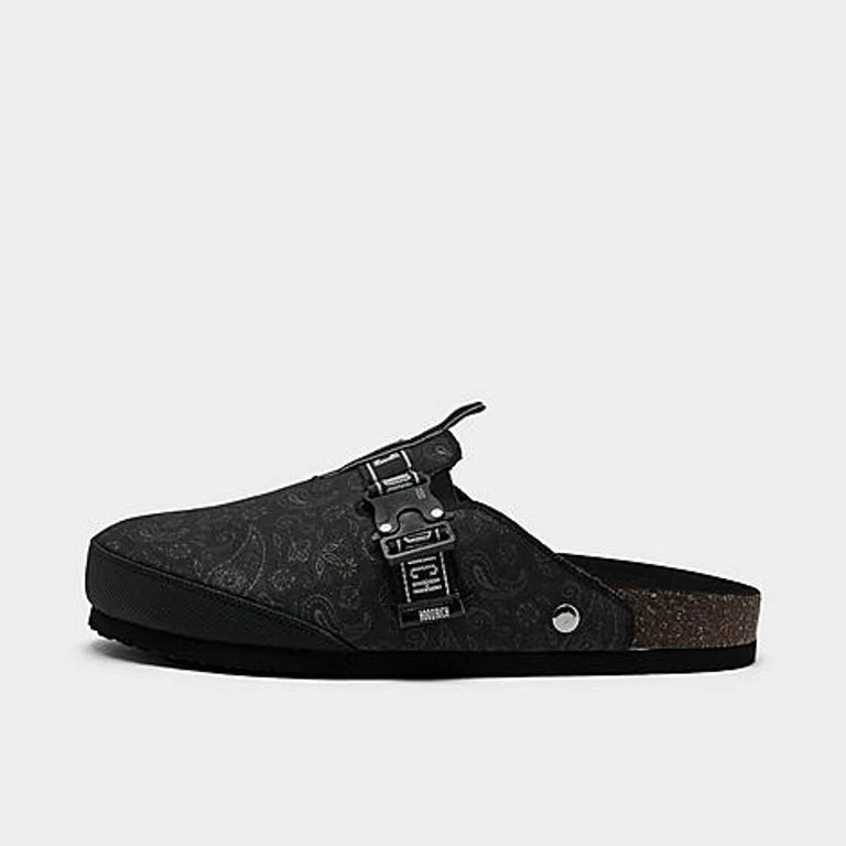 Men's Strike Clog Shoes in Black/Paisley Size: 8.0