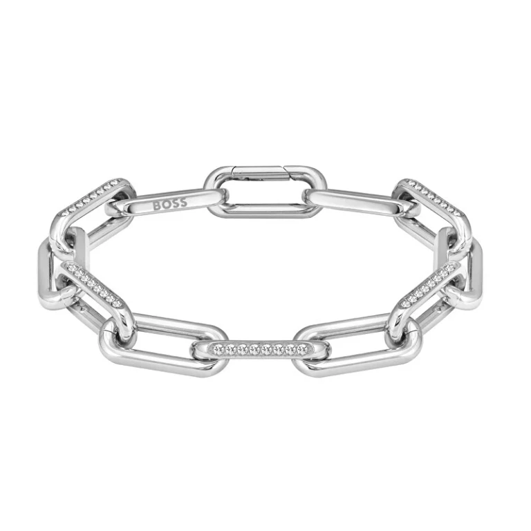 Women's Distinctive Bracelet in Steel with Halia Crystals 1580599