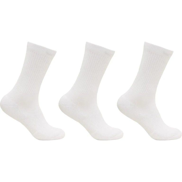 Marollen Everyday Cotton Rib Crew Socks 3-Pack - Unisex
