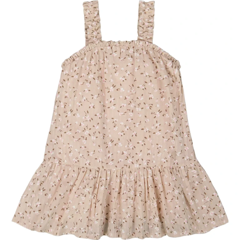 Printed Eyelet Dress - Little Girl