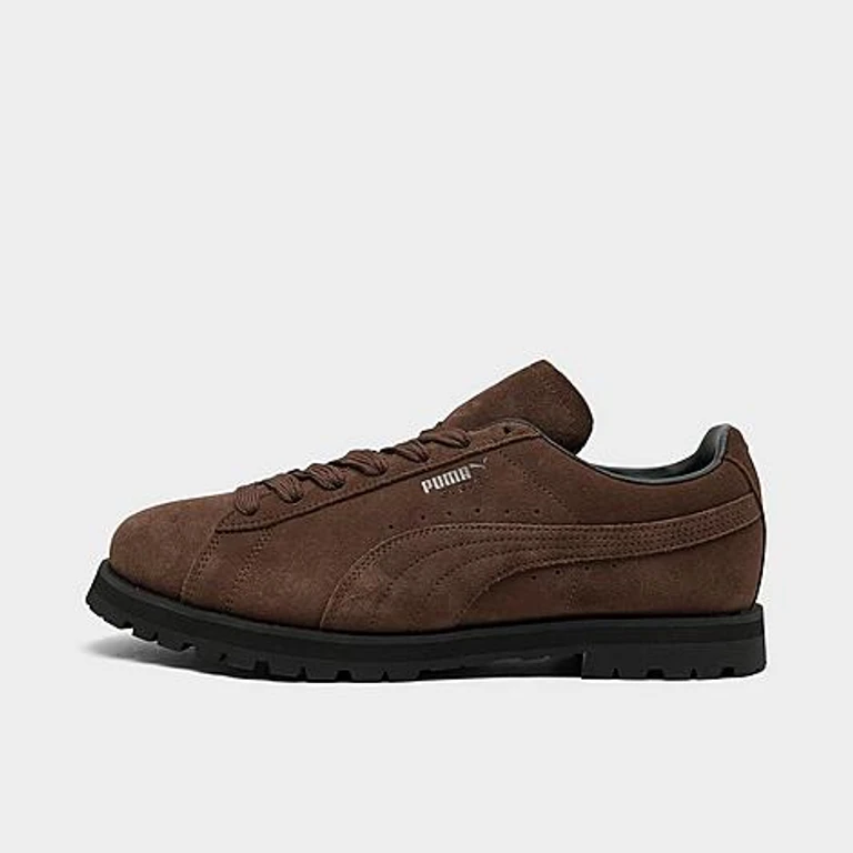 Men's Puma Suede Vibram Casual Shoes in Chocotart/PUMA Black Size: 7.0