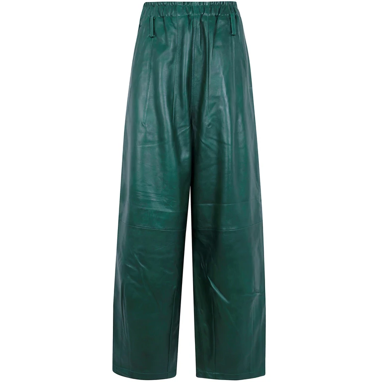 Pants Leather Green "Oakdale"