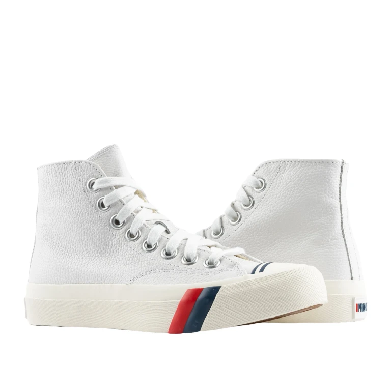 Hi OG Sneakers - Royal/White Leather