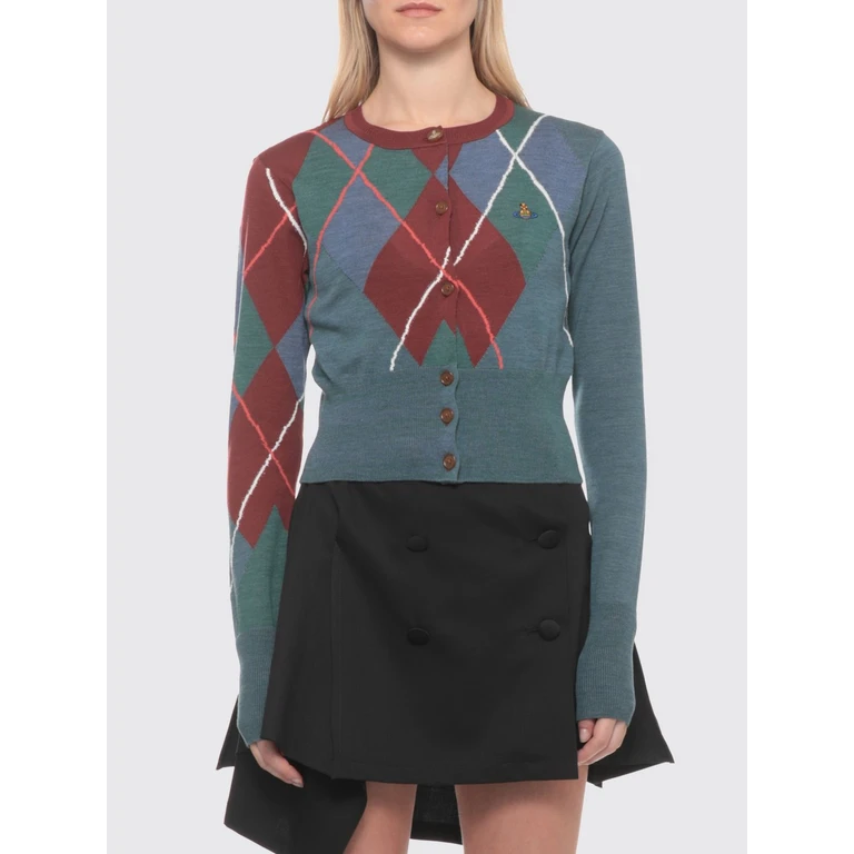 Diamant-Cardigan in Multicolor