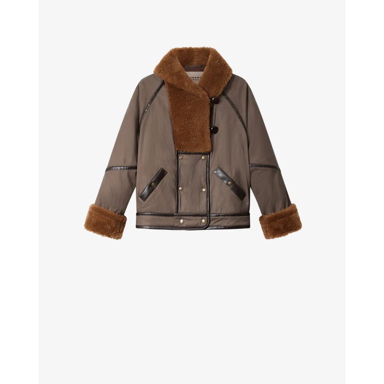ISABEL MARANT ETOILE Jacket Woman color Brown (VE0725FAD3C01E50BW)