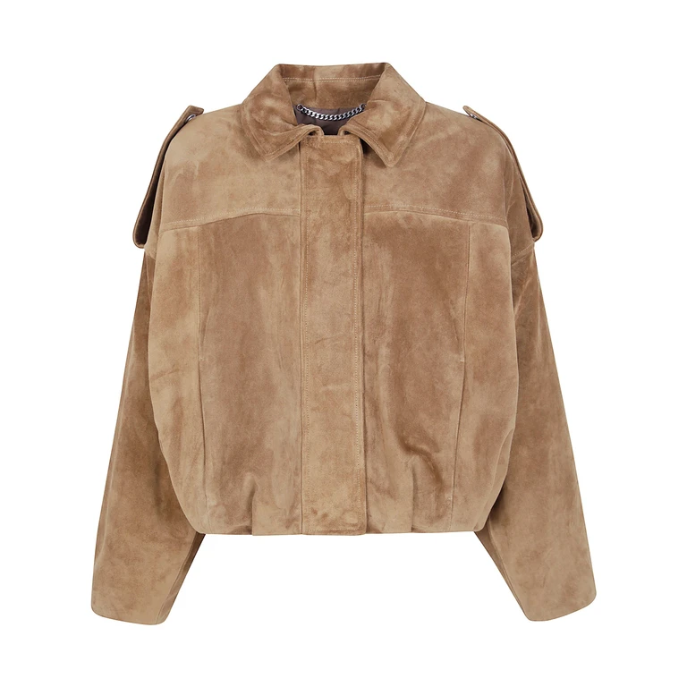 Jacket Cropped Leather "Adele Calf"