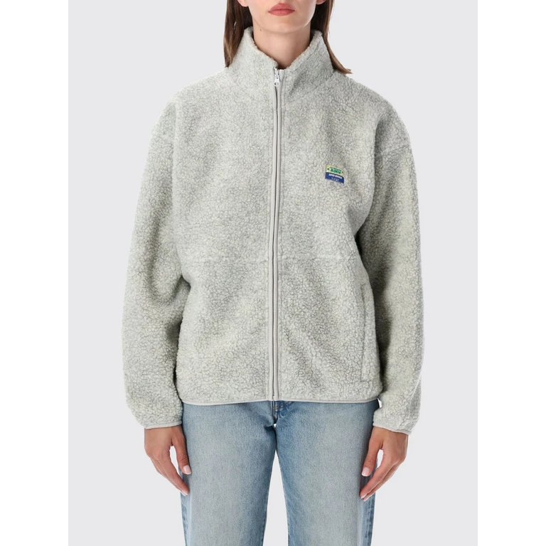 Cropped Fleece Jacket with High Neck and Zip Closure (HOK16CPOLARCHIN)