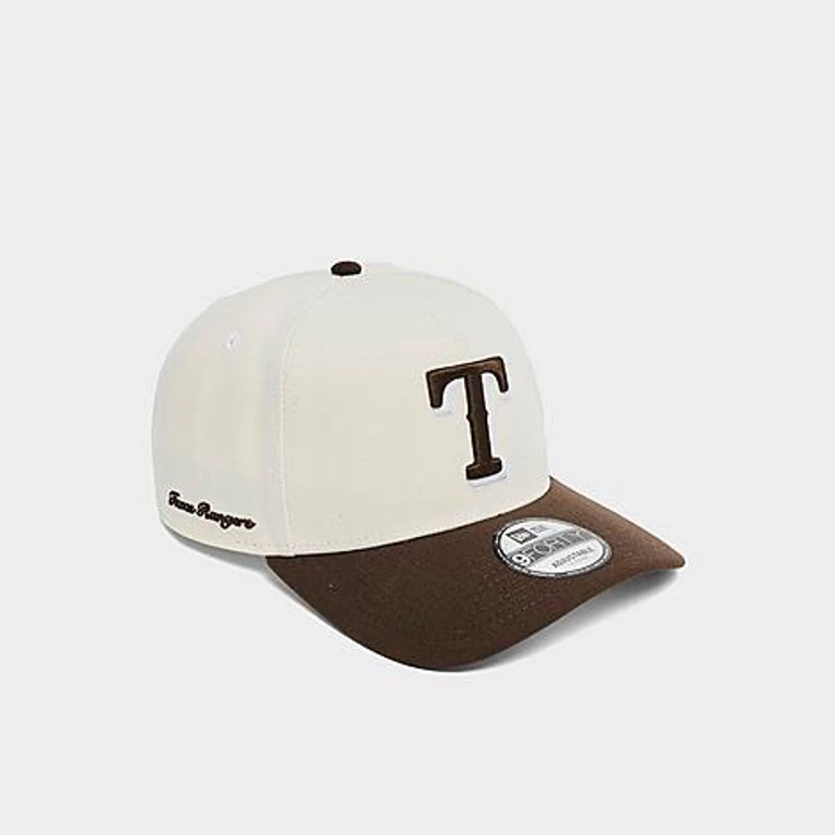 Texas Rangers MLB Walnut 9FORTY A-Frame Snapback Cap