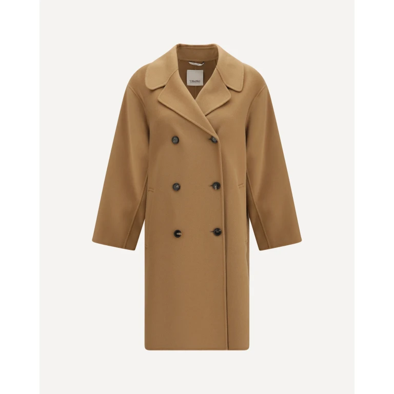 'S MAXMARA Magnolia double-breasted virgin wool Coat Female 40