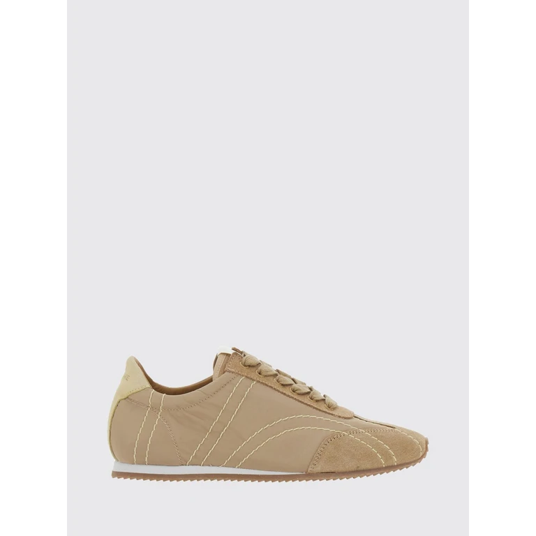 Bicolor Recycled Nylon and Suede Sneakers (263WAS0357FB0137431)