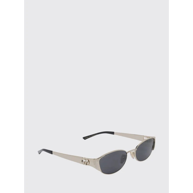 Gafas de sol Gucci cat-eye con montura metálica bicolor