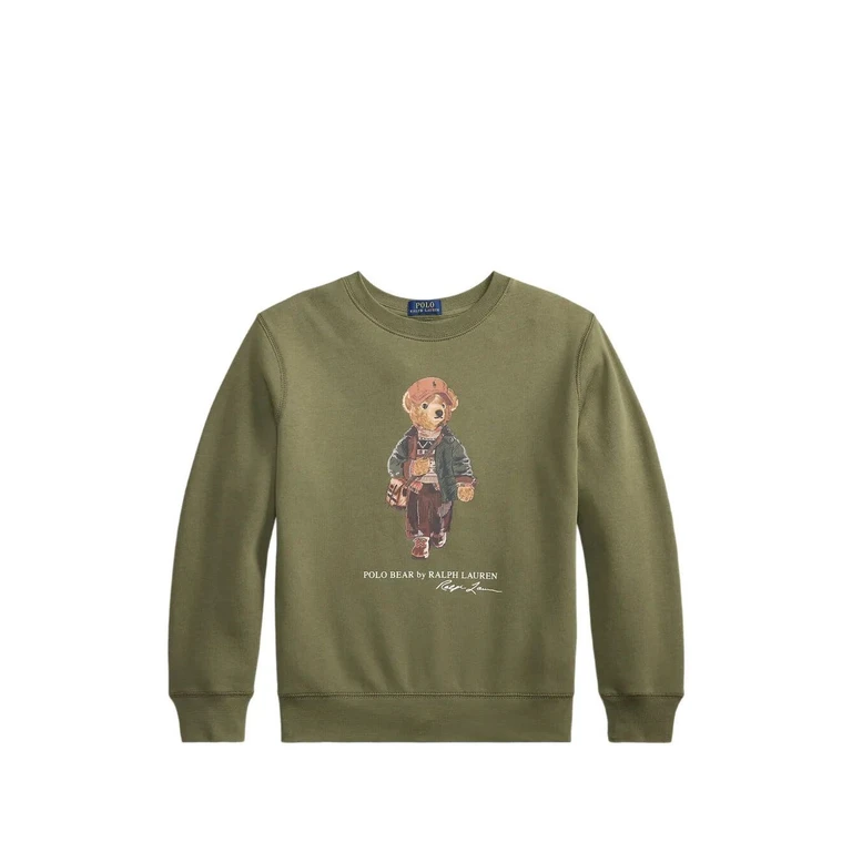 Sweatshirt Cartoon Bear "Knit Pullover"