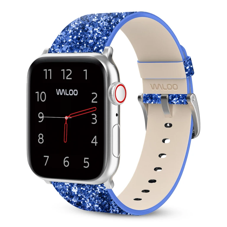 Leather Bling Band For Apple Watch