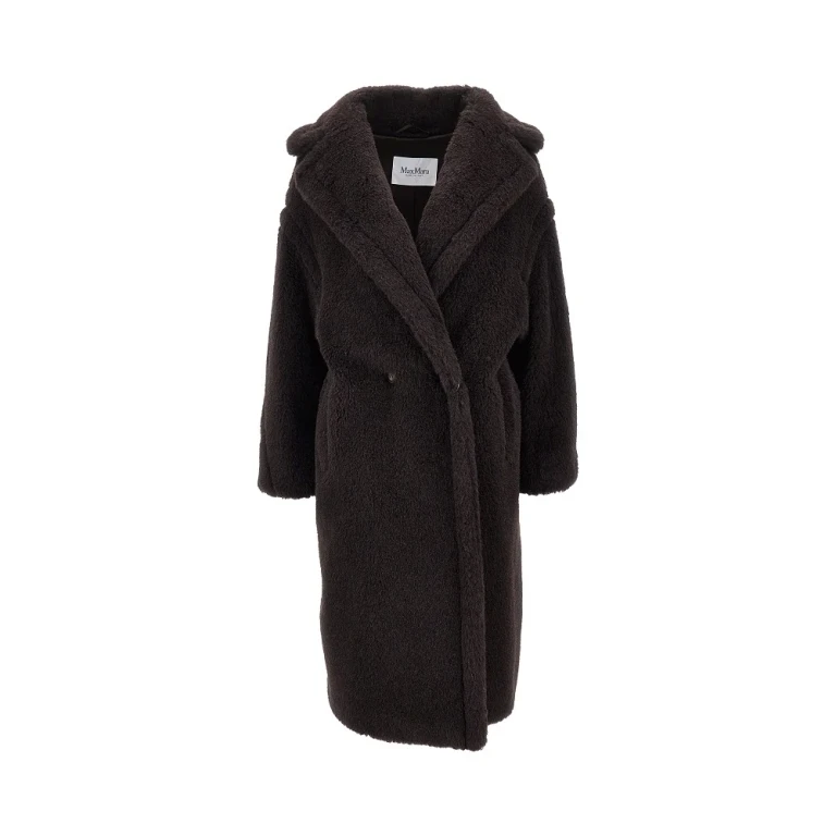 Alpaca and wool Teddy Bear Icon Coat Woman XS