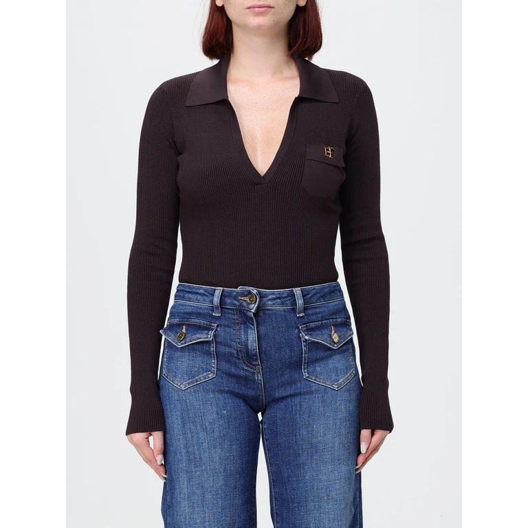 Top Woman color Brown (BK02B66E2EV9)