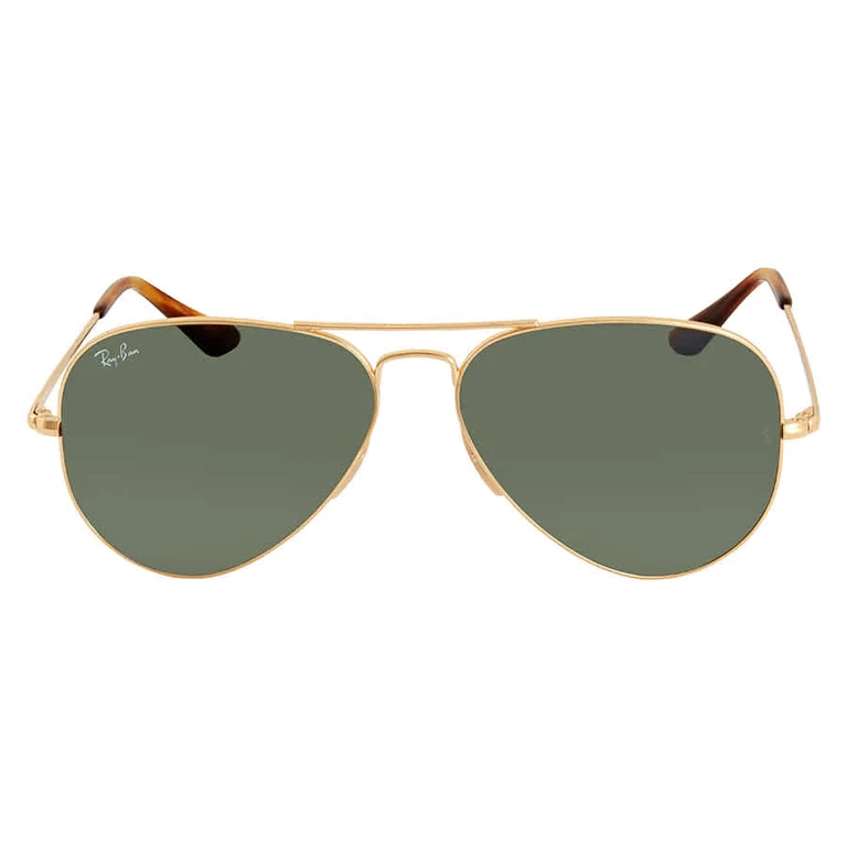 Ray Ban Aviator Metal II Green Unisex Sunglasses RB3689 914731 58
