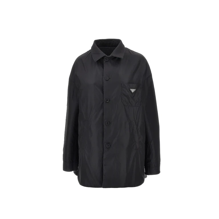 Cashwool and Re-Nylon reversible overshirt Woman 42