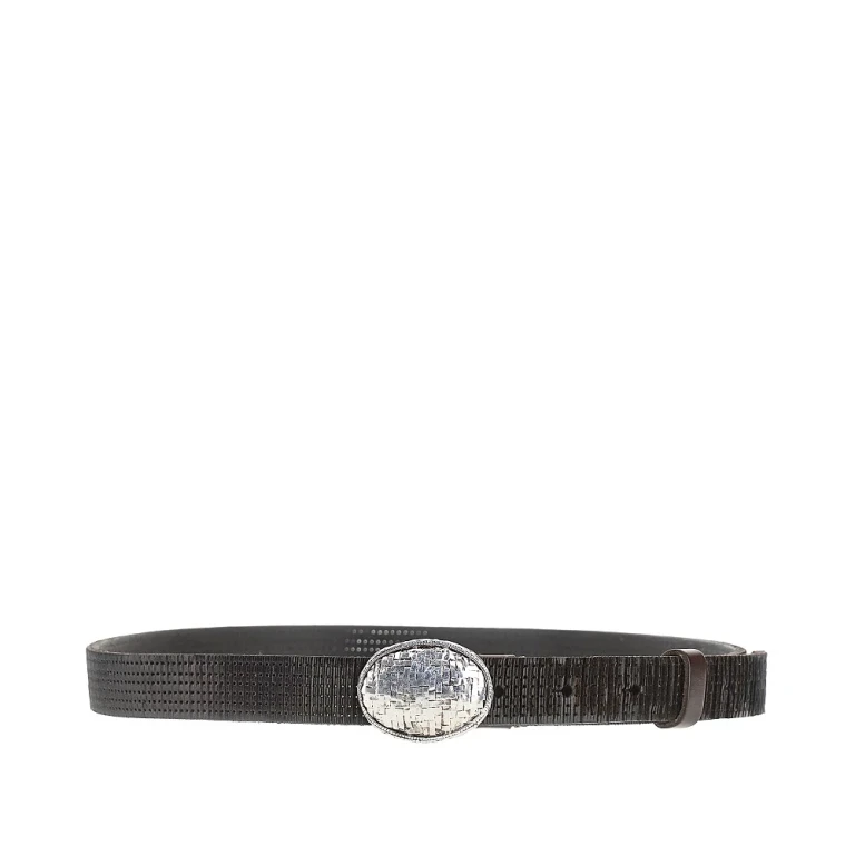 Texture leather belt Man 95