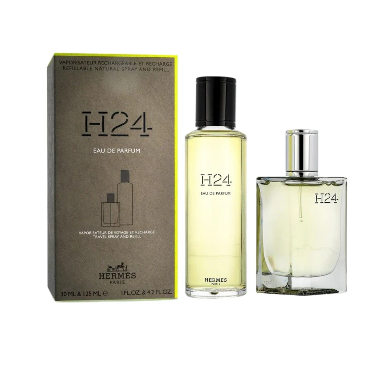 Set Hermes: H24, Eau De Parfum, Per Uomo, 30 ml + H24, Eau De Parfum, Per Uomo, Ricarica, Ricaricabile, 125 ml