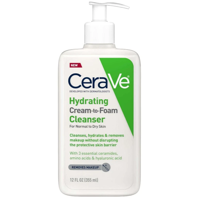 Hydrating Cream-to-Foam Cleanser with Hyaluronic Acid (12 fl. oz.)