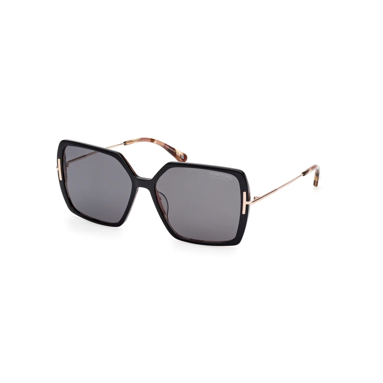 Joanna Polarized Smoke Square Ladies Sunglasses FT1039 05D 59