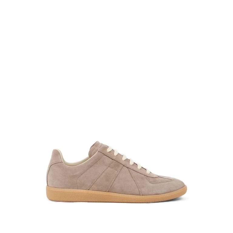 Replica Panelled Suede Sneakers