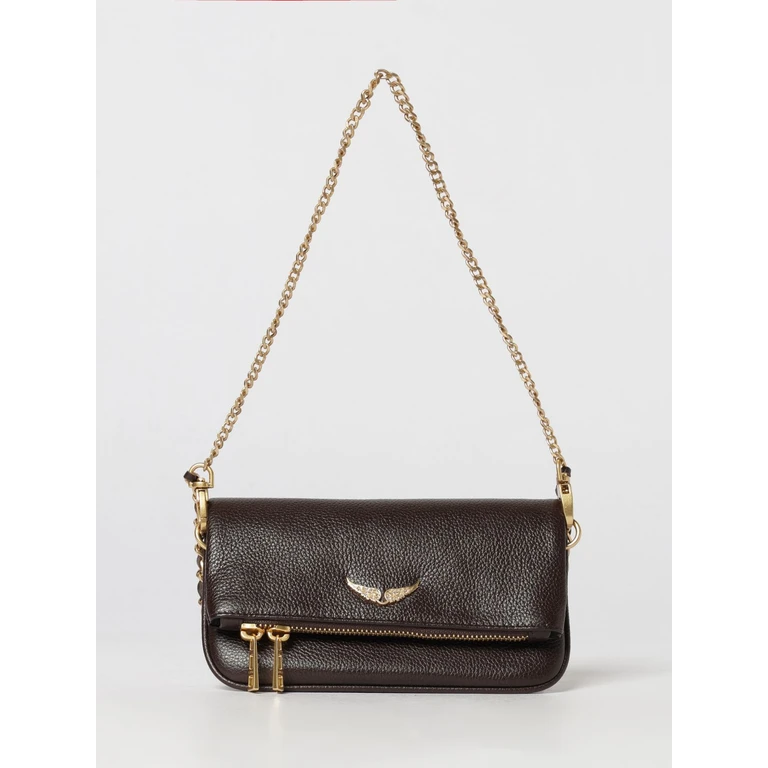 Rock Nano Grained Calfskin Leather Crossbody Bag with Logo (LWBA03975219)