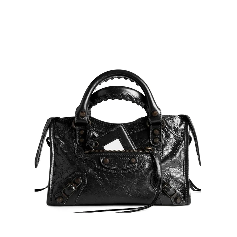 Balenciaga Mini Le City Lambskin Tote Bag