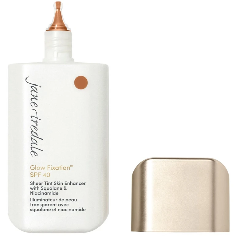 Glow Fixation SPF 40 Sheer Tint Skin Enhancer with Squalane & Niacinamide (Various Shades) - Medium to Medium Dark