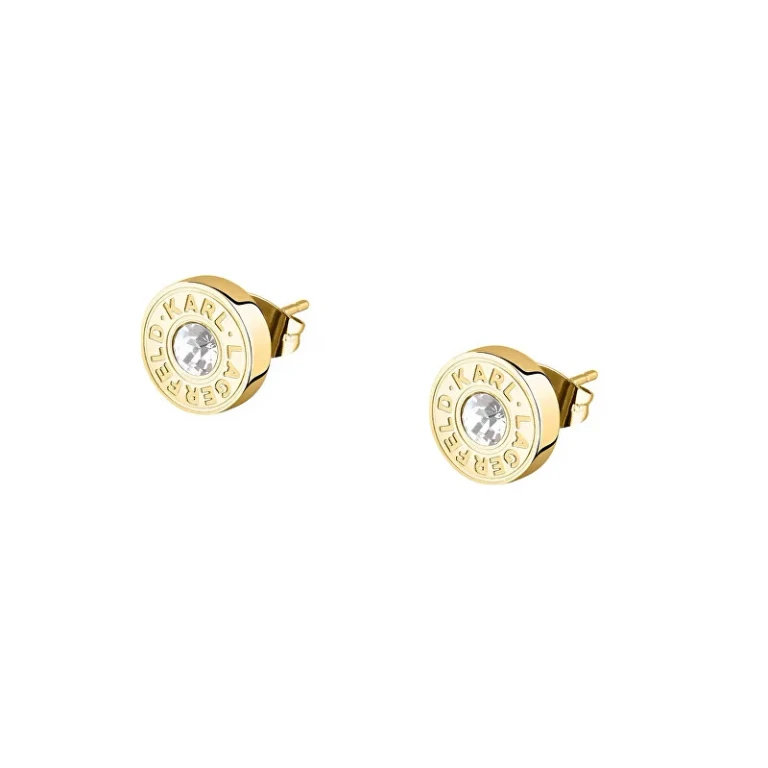 Gold-plated stud Orecchini Illume KLBJX16