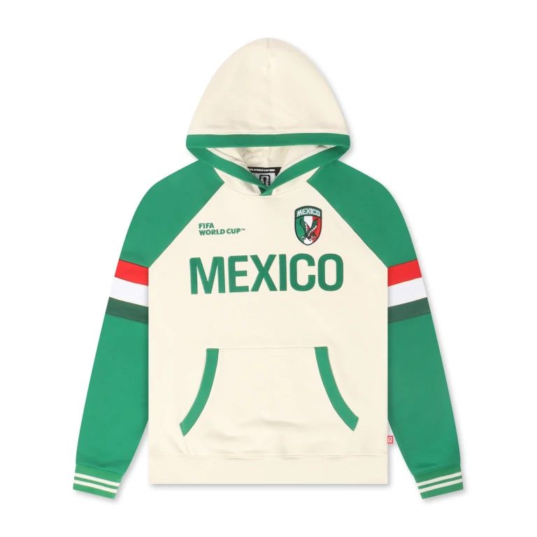 2026 Mexico Raglan Hoodie - Cream