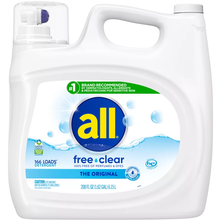 Liquid Laundry Detergent, Free Clear for Sensitive Skin, 208oz, 166 loads