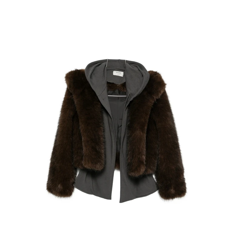 Faux-fur Hooded Jacket