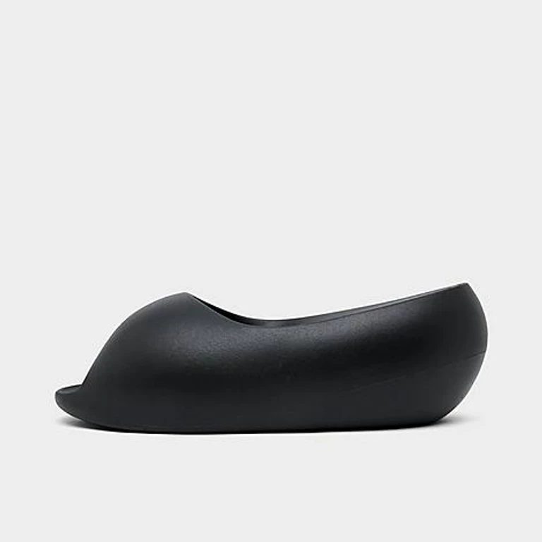 Women's HL-02 Wedge Mule Sandals in Black Size: 4.0