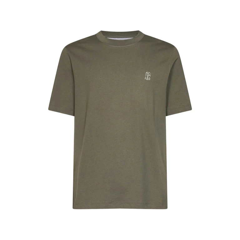 T-shirt in cotone Solomeo Brunello Cucinelli