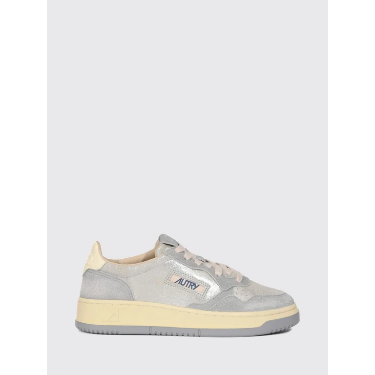 Medalist Low Super Vintage Leather and Suede Sneakers with Worn Effect (AULWYB05)