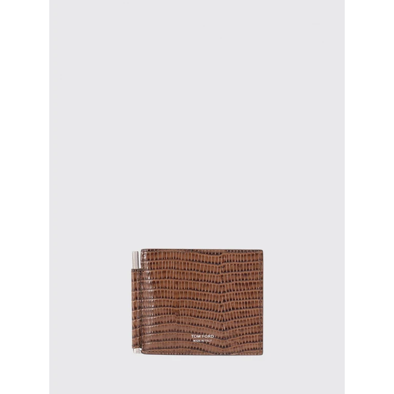 Bifold Leather Wallet with Money Clip and Eight Card Slots (Y0231LCL158SEBN)