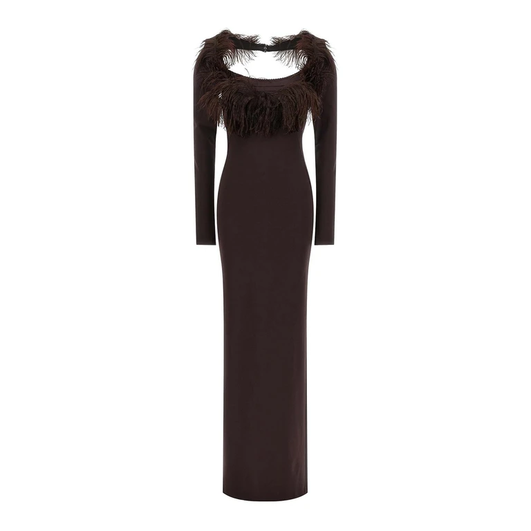 Abendkleid - Braun