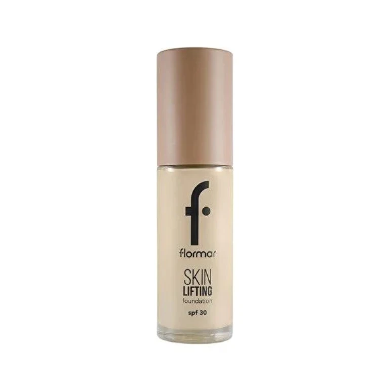Skin Lifting Anti-Aging Foundation SPF 30: Natural, Creamy Coverage with Hyaluronic Acid & Plant Collagen for Youthful Skin