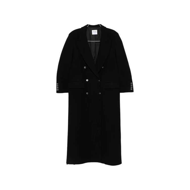Double-breasted Peak-lapel Coat