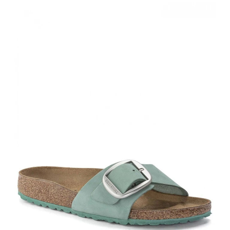 Madrid Big Buckle Nubuck Leather Beril