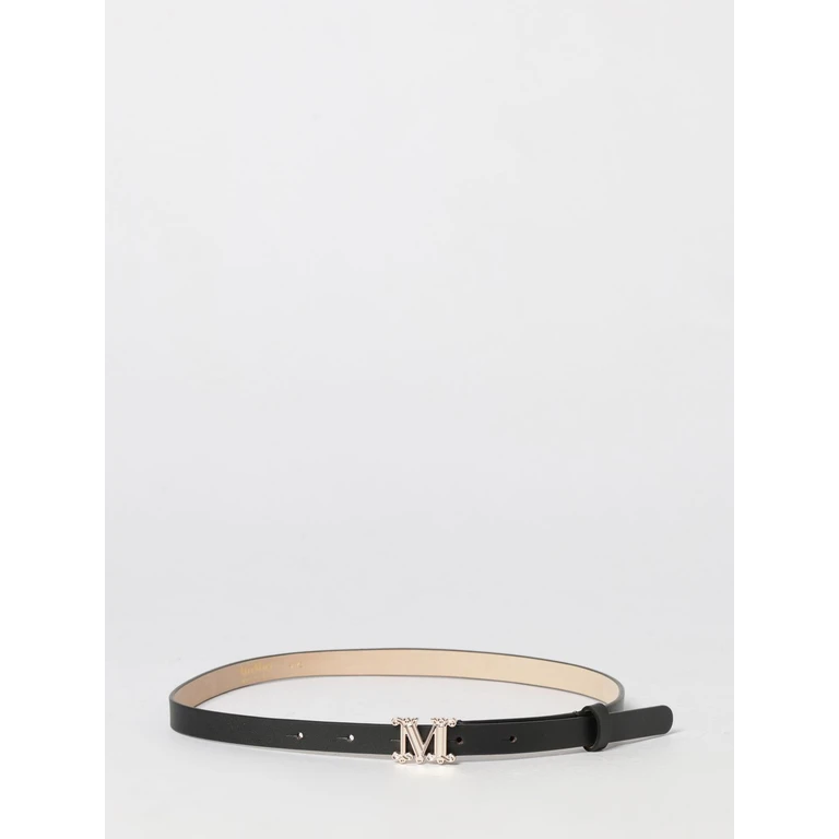 Leather Logo Buckle Belt (2624506011600007)
