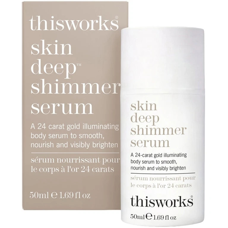 this works Skin Deep Shimmer Serum 50ml