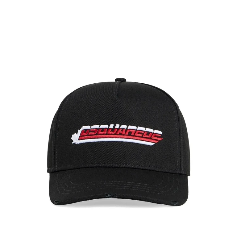 Hat Main Feature Dsquared2 Gabardine Baseball Cap