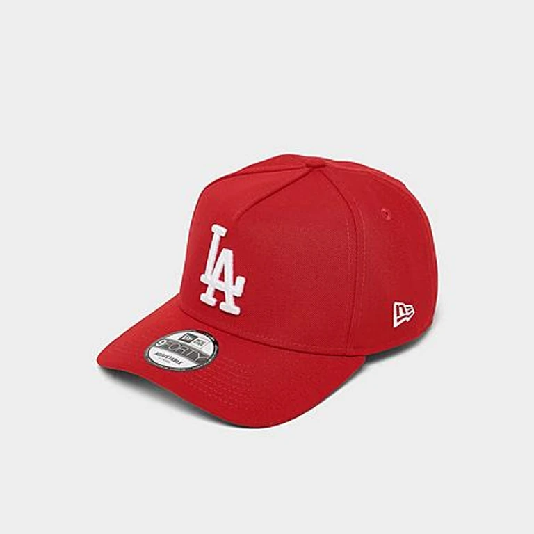Los Angeles Dodgers MLB Solid 9FORTY A-Frame Snapback Cap in Rot/Weiß